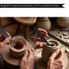 Iron Pottery Trimming Tool Ergonomic Grip Sculpture Tool Clay Modeling Tool  Clay Carving