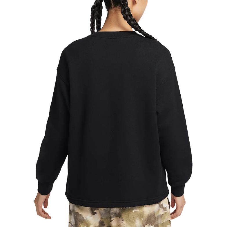 New Nike Sportswear Women's Oversized Crew Neck French Terry Sweatshirt HF9492-010