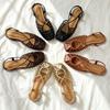 Women's Woven Strap Roman Sandals - Hollow Out Flat Beach Shoes, Soft Sole Comfortable Casual Sandals for Ladies