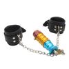Metal Butt Plug Lock Sexy Bracelet One-Piece Set Sex Toys Sex Tools SM Adult Male and Female Training Anus Toy
