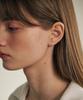 St.Scott London Mini Loop One-Touch Earrings / Stj-Eb1757Wg