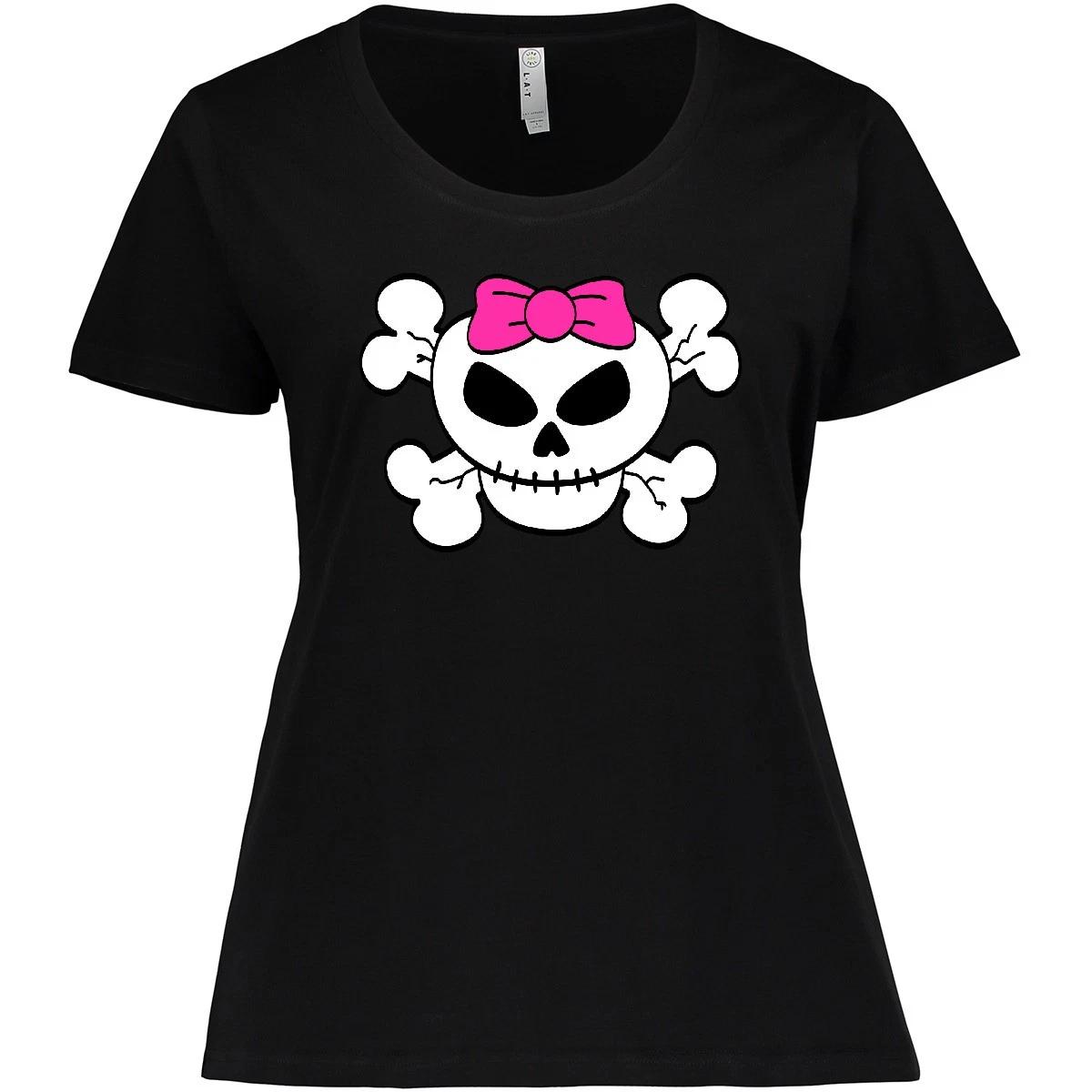 

Inktastic Skull With Bow Plus Size kids boys T-Shirt Pink Baby Infant Clothing 160