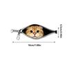 Zipper Design Cat Car Sticker Waterproof Pet Car Decoration Sticker  Electric Vehicle Window
