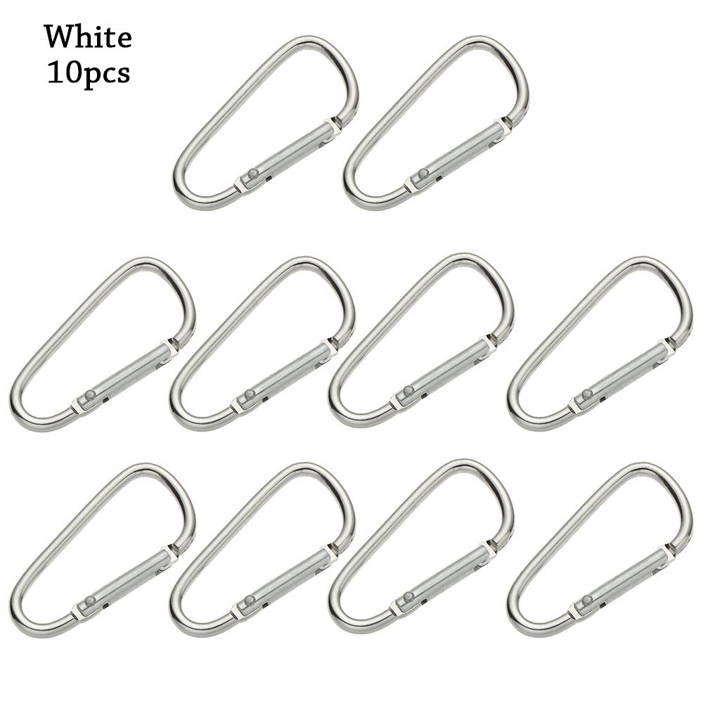 Flerfarget aluminiumsutstyr Legering karabiner Klatreknappspenne nøkkelring Camping Vandring Krok