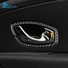 Real Soft Carbon Fiber Sticker For Renault Megane RS 2009 2010 2011 2012 2013 2014 LHD RHD Inner Door Handle Frame Interior Trim