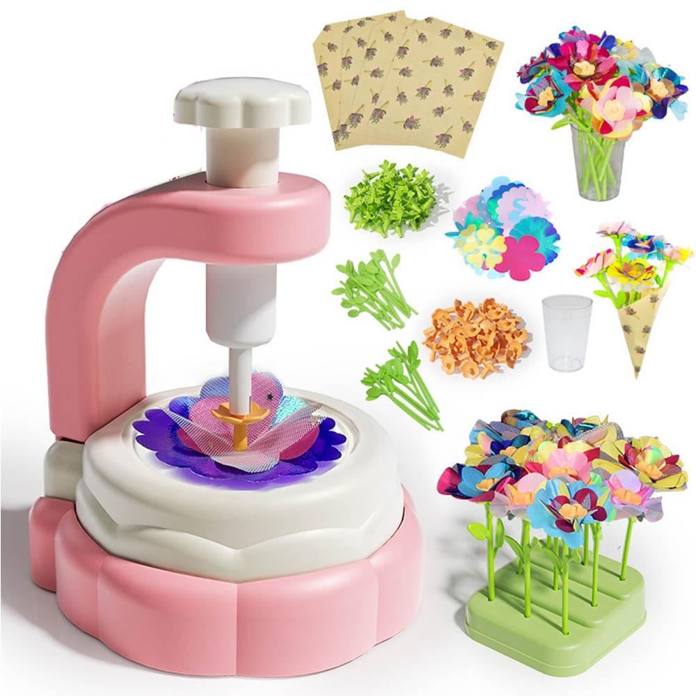 

Реалистичные цветы Детский набор для изготовления букетов Машина Красочная игрушка для цветочной композиции Детский подарок 1 box