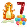 Standing Pokémon Pikachu Squirtle Child Elf Birthday Aluminum Film Printing Latex Balloon Gift