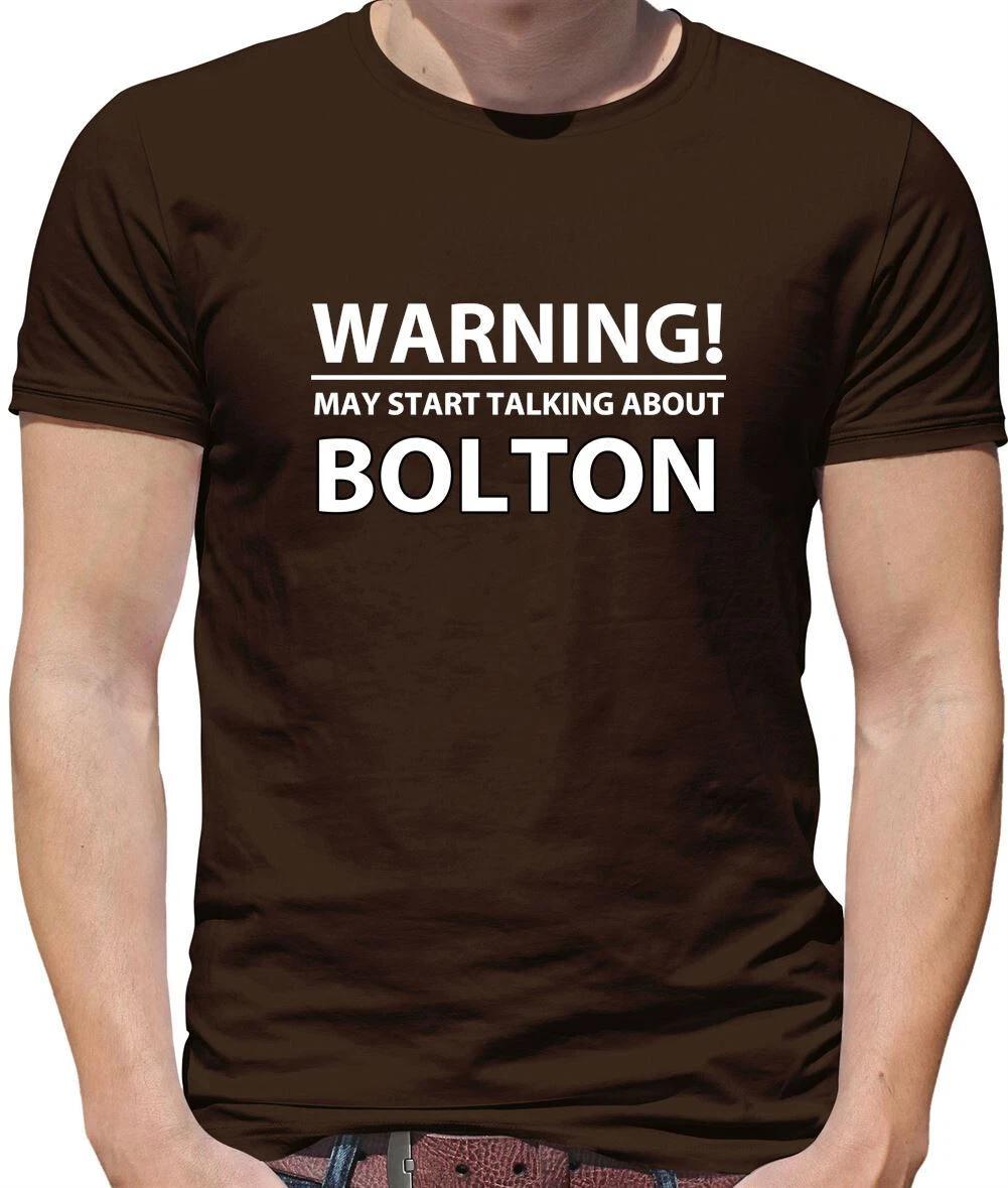 Warning Parlare Bolton - T-Shirt - Calcio Squadra Love Ventola Regalo Funny 3XL