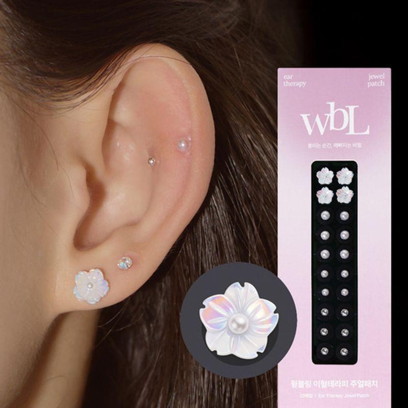 

[2 types] Glossy Muse Acupuncture Jewel Patch Butterfly