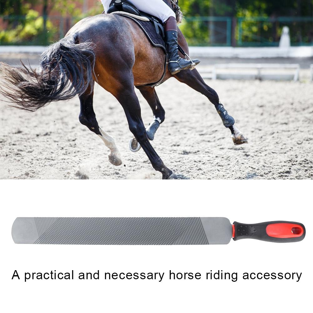 Doppelseitige Hufschmied-Pferdefeile Hufbearbeitungswerkzeug Reitzubehör für die Hufbeschlag-Hufbearbeitung