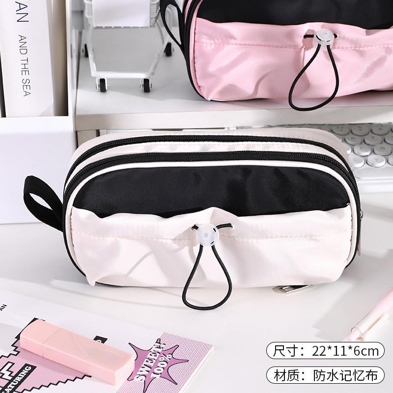 Eens Kids Pencil Bag with Zipper Pencil Pouch Aesthetic Pencil Pen Case Organizer for Schools