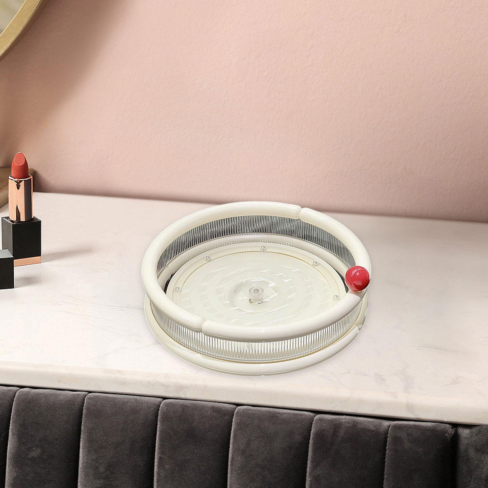 

Makeup Organizer Holder Rack Cosmetic Display Case Ideal Gift Rotating Large Capacity for