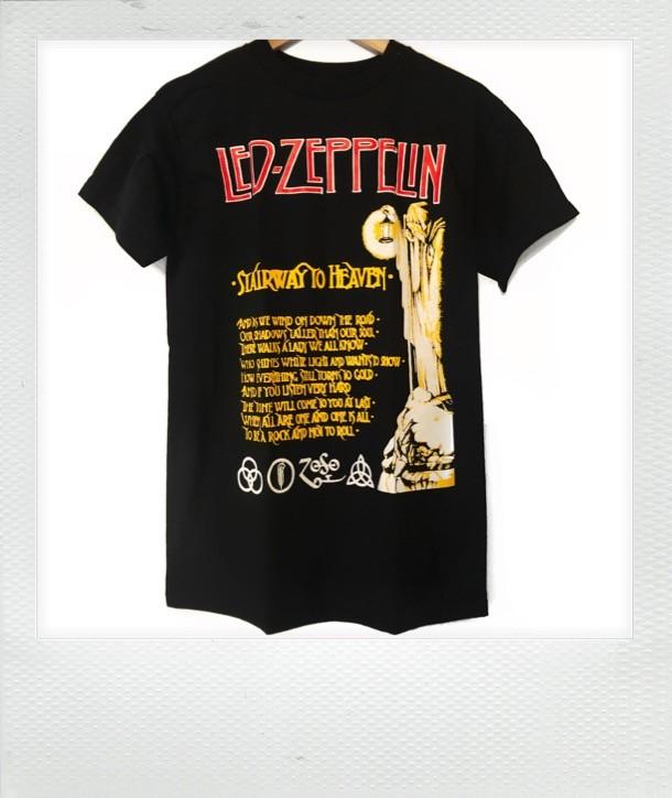 Officially Licensed Led Zeppelin T Shirt Unisex T-Shirt XL