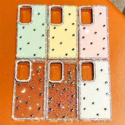 Ручний Блискучий Алмазний Зірковий IMD Чохол для Телефона, Сумісний з Samsung S23 Ultra/S24/S25 та A07/A15/A16/A17/A26/A35/A36/A55/A56