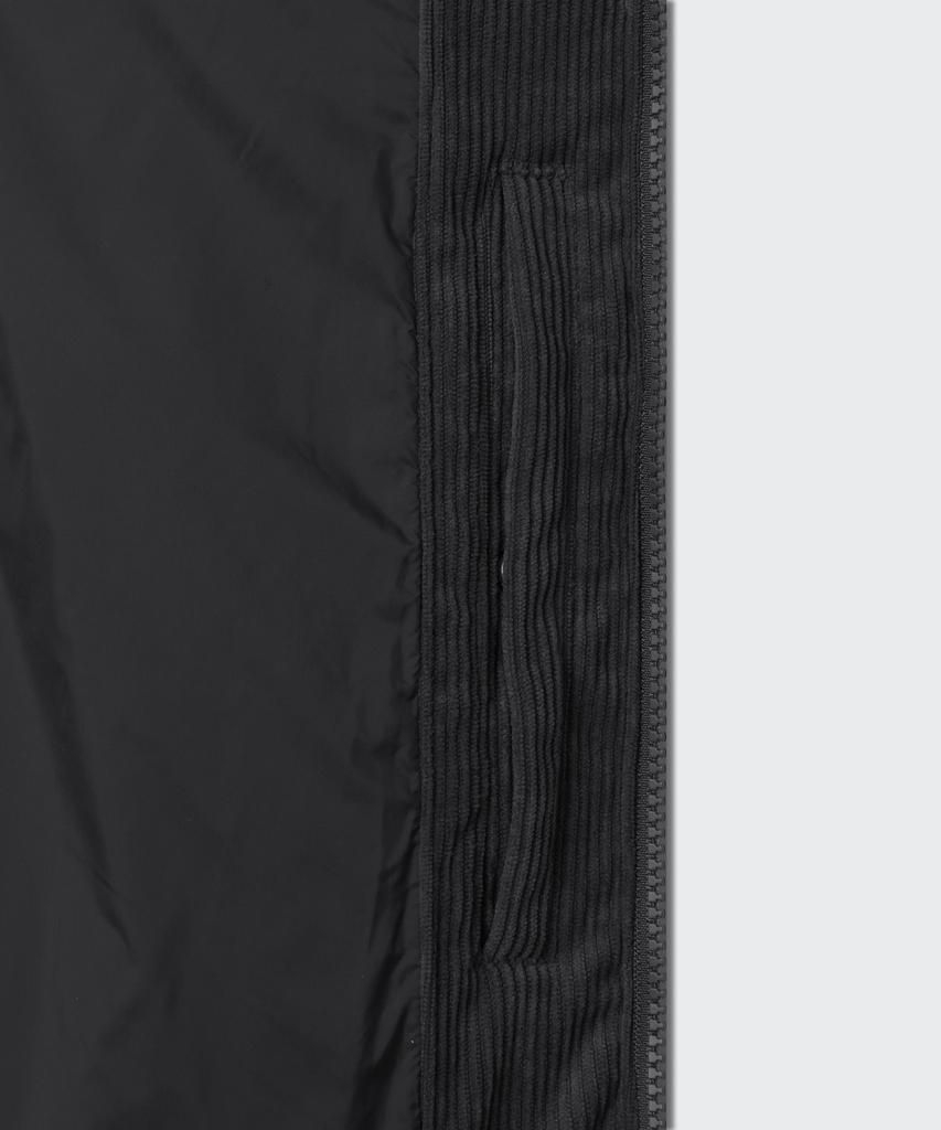 Musinsa Standard Daily Puffer Corduroy Short Padded Jacket [Dark Gray]