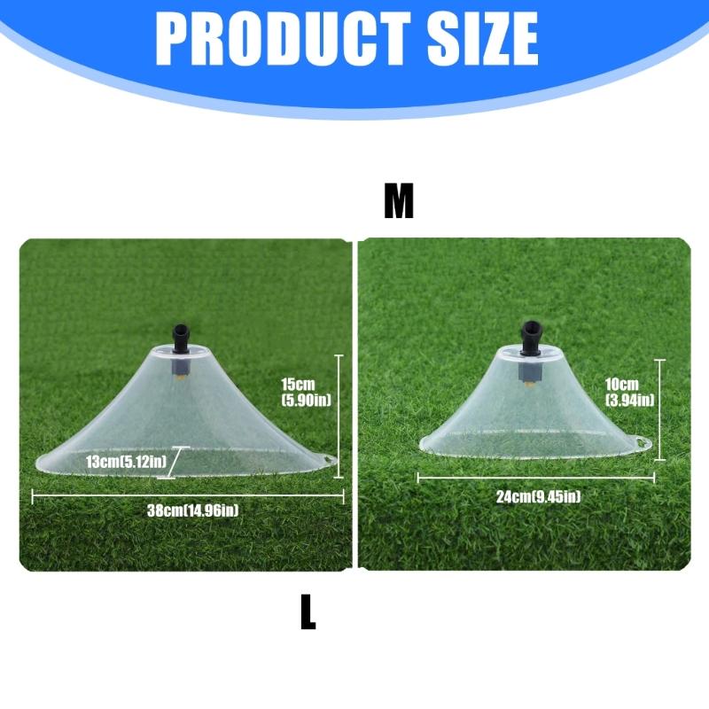 Electric Sprayer Windproof Nozzle Shield Guard For Home Patios Landscaping Precise Watering In Windy Conditions Outdoor Use