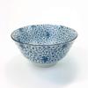 Mino Ware Chawan 5.0 Inch Rice Bowls 5-Pattern Set with Gift Box, Ceramic Mino Yaki, White, 5.1 X 2.6 Inches