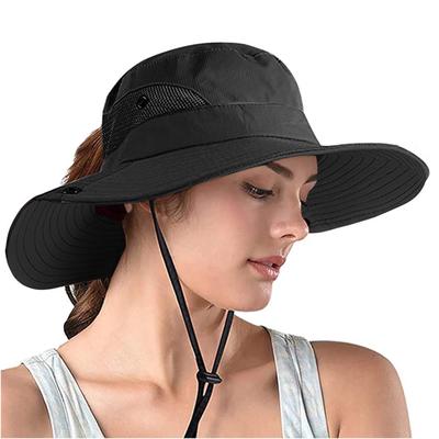 Sun Hat For Women UPF 50 + UV Protection Wide Bucket Hat Cap For Summer Fishing Hiking Camping Garden Farming Outdoor Exercise