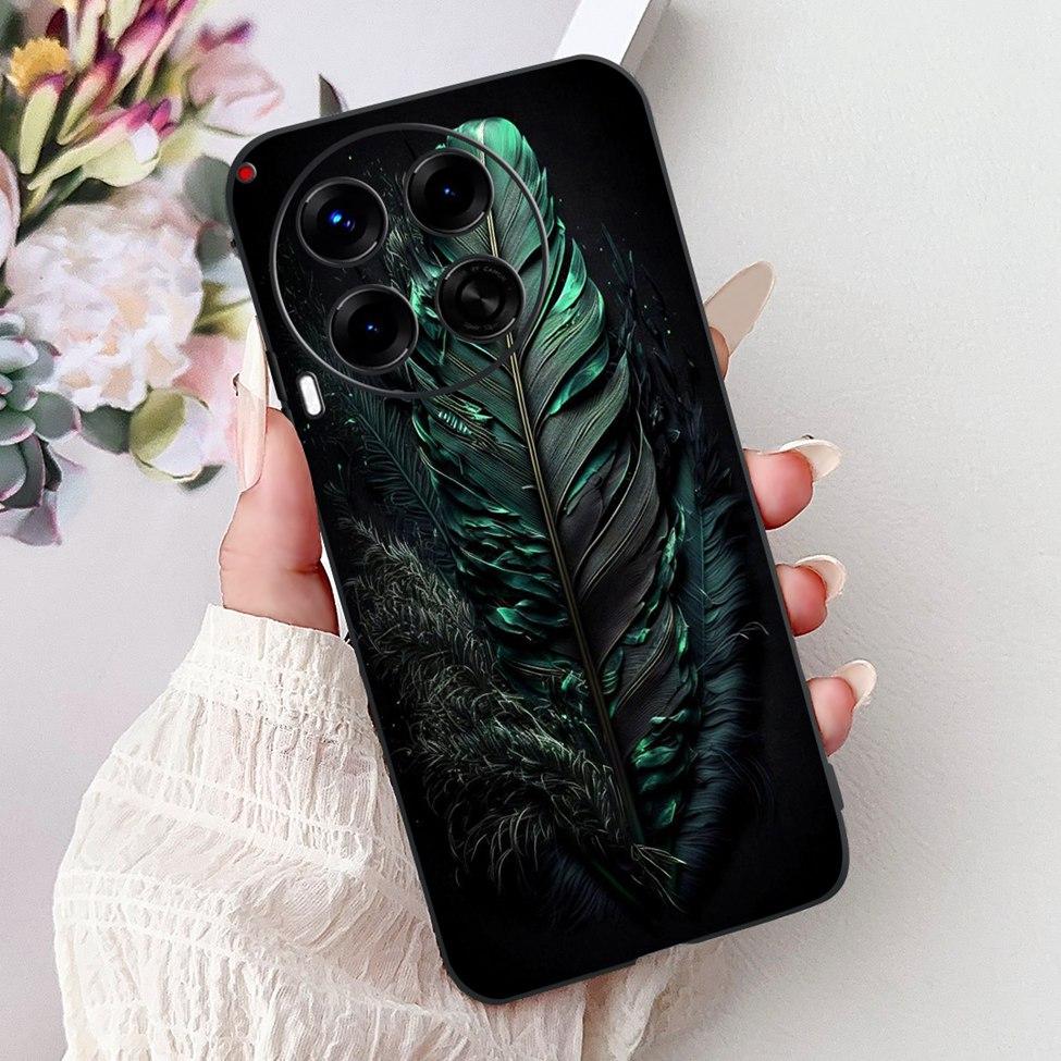 Black For Tecno Camon 30 CL6 CL6k Phone Case For Techno Camon 30 5G CL7 Cover Luxury Fashion Funny Cute Funny Painted Soft TPU
