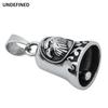 Skull Eagle Motorcycle Bell Stainlesss Steel Cool Biker Guard Bell for Harley Indian Chief Dyna Softail Fatboy Bobber Universal