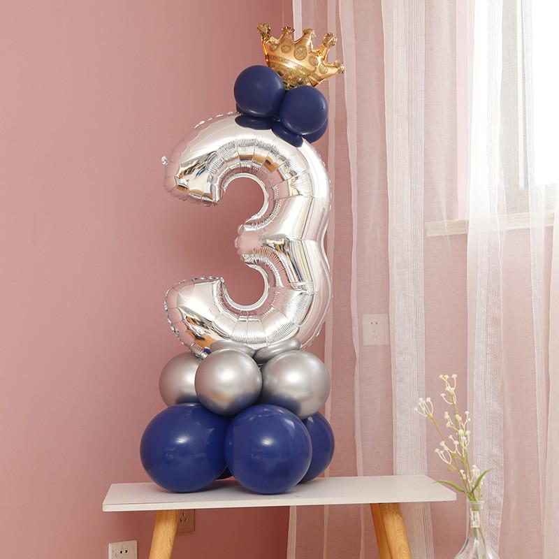 Złote Balony z Cyframi na Urodziny i Imprezy