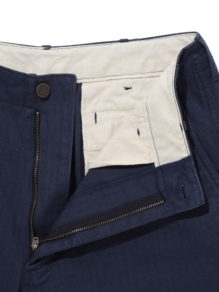 Spodnie Jodełka Twill Spodnie Wojskowe OLIWKOWE XS 38230126791 [Beams Plus] Męskie