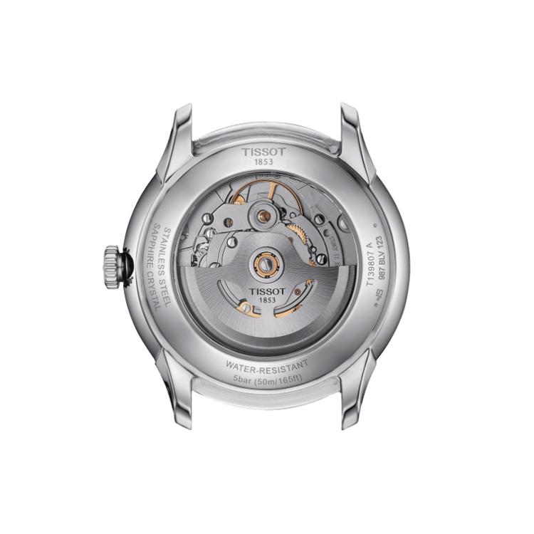 TISSOT Tourelles Collection Automatic Mechanical Movement 50 meter Water Resistance Unisex Watch 39mm T139.807.11.031.00