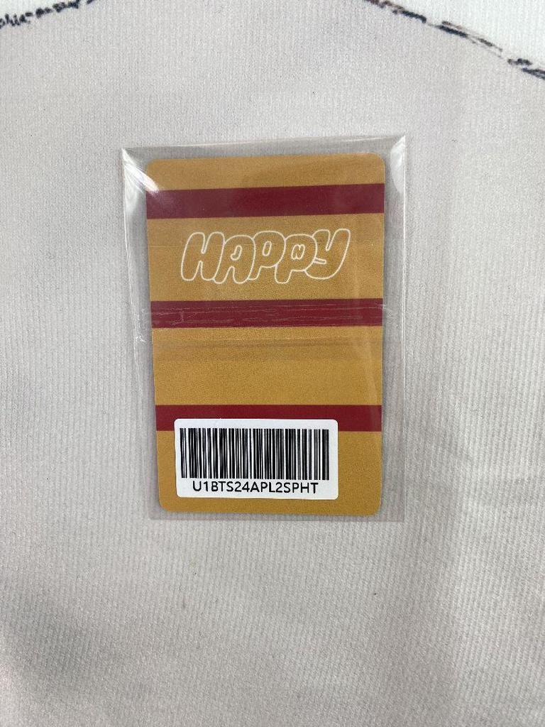[USED] BTS Bangtan Boys Bonus JIN HAPPY Weverse Trading Card