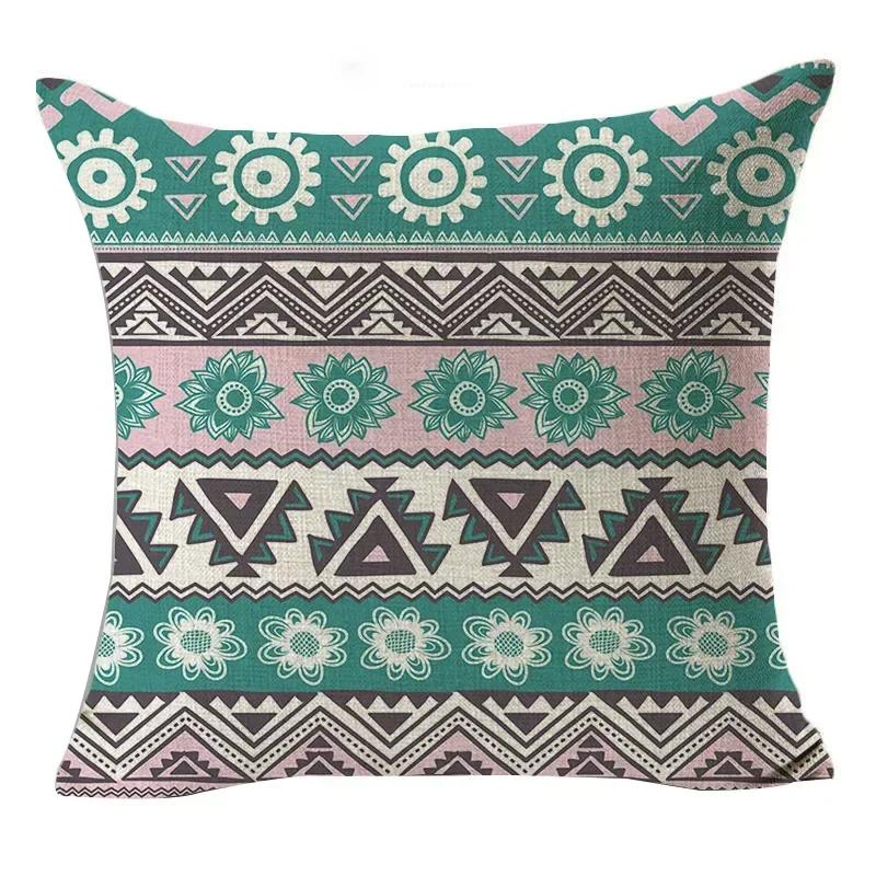 Creative Simple Geometry Cushion Cover Modern Office Car Waist Cushion Bedroom Living Room Decorative Pillowcase 45*45Cm