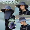 Fiske Safari Bred Hagearbeid Skygge UV Sol Fjell Utendørs 9073 [LeafIn] Hatt, Hatt, Skygge, Hatt, Hatt, Herre, Mesh, Beskyttelse, Beskyttelse, 3-veis,