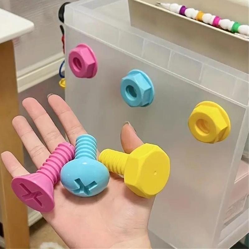 652F 3pcs Adhesive Multicolored Screw Wall Hooks for Organizing Space Car Interiror Hanging Hooks Decoration