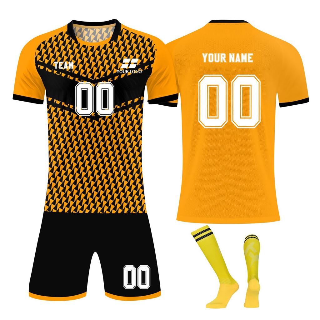 Personalised Shirts Kit Mens Girls With Name Number Custom Football Jerseys For Boys Training Suit