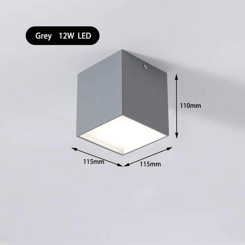 Surface Mounted Downlight 5W/9W/12W LED Spotlight Indoor Home Lighting Aisle Corridor Light Bedroom Living Room Ceiling Light