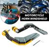 Windproof Motorcycle Hand Guard 1 Pair with Windshield CNC Aluminum Universal 22MM Handlebar Protector Motorbike Dirt Bike Scooter Modification