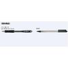 Mitsubishi Pencil Ballpoint Pen Refills, Belly Easy Knock, 1.0mm, Black, SA10CN.24, Pack of 10