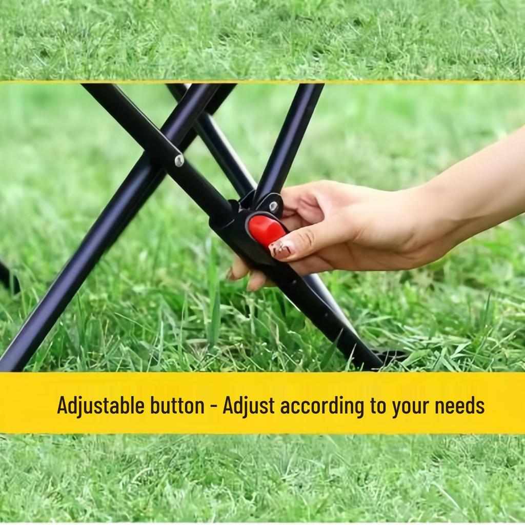 Adjustable Four-Speed Reclining Moon Chair - Lightweight, Foldable for Outdoor & Office Use