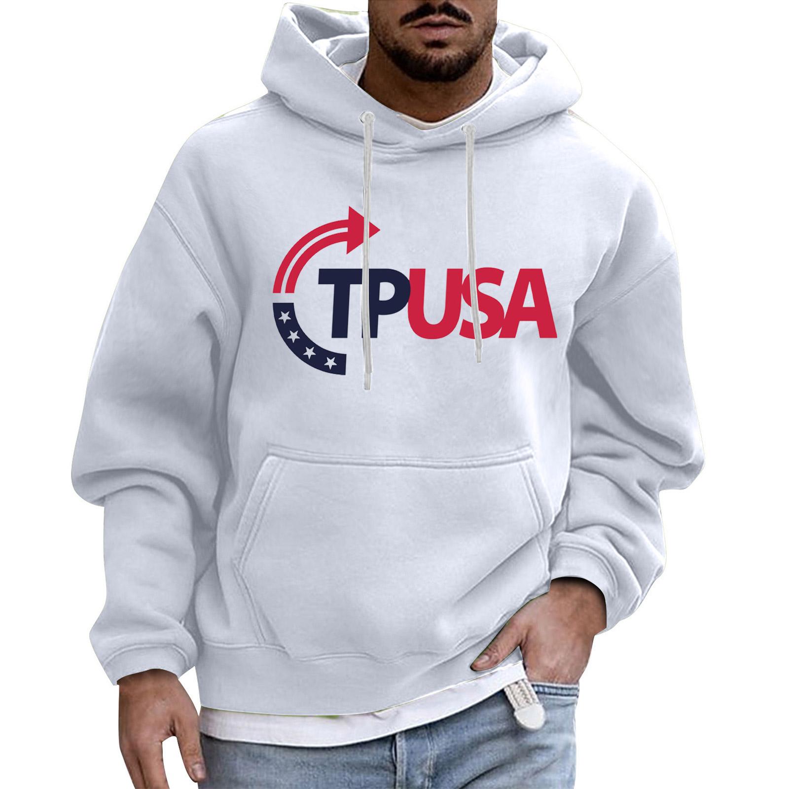 

Hooded Sports Tracksuit Unisex Running Outfits Long Sleeve Pullover Hoodies Sweatshirt XL белый