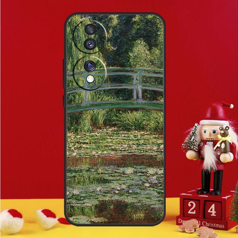 Claude Monet Cool Case For Honor Magic 7 6 8 Pro Honor Win X9a X9b X9c X9d X8c X8b 50 70 90 200 400 Lite Cover