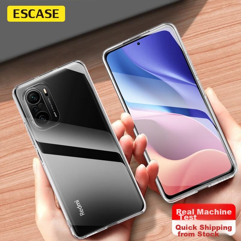 Redmi K40 Phone Case, Xiaomi K40 Pro Shockproof Full Coverage/soft Case Ultra-Thin Silicone (With Lanyard Hole), Transparent Protective Cover