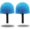 2 Pack Cobweb Duster Head Brush-Twist-On Spider Web Brush For Outdoor & Indoor Web Cleaning // Fits Standard Acme Threaded Poles // Cobweb Duster