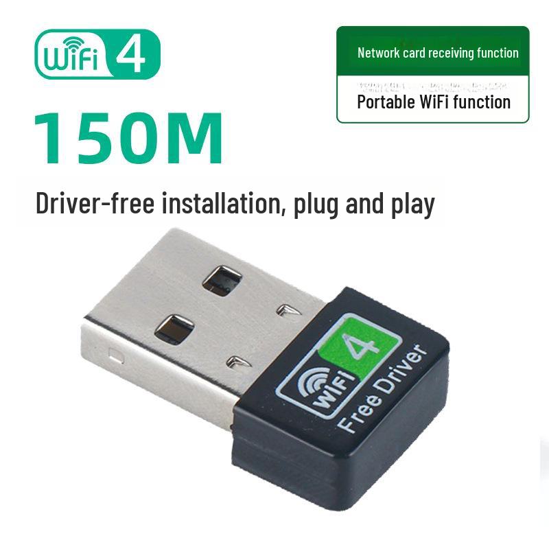 

150M USB Wireless Network Adapter - Mini WiFi Receiver/Transmitter for Computers