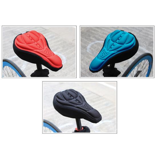 Breathable Mountain Bike Bicycle 3D Saddle Cushion Seat Cover Cycling Accessory