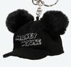 Mickey Mouse Cap Tokyo Disney Resort Fun Black Pom-Pom Keychain, Exclusive, Cap,