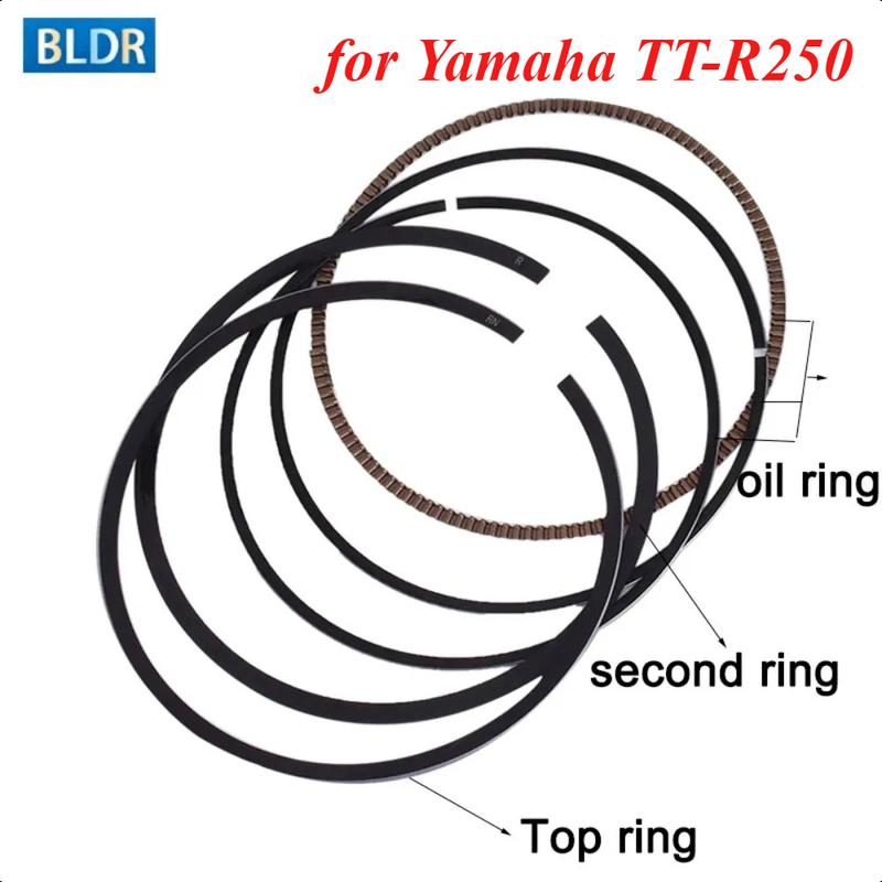 

73mm Motorcycle 1 Cylinder Engine Piston Rings Kit 4GY-11605-00-00 for Yamaha TT-R250 TTR250 1999-2006 add 1.0 Size
