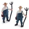 1 Set Farm Animal Figurines Cute Plastic Miniature Figurine Pretend Toys Scene Props Educational Toy Solid Model Simulation Cattle Sheep