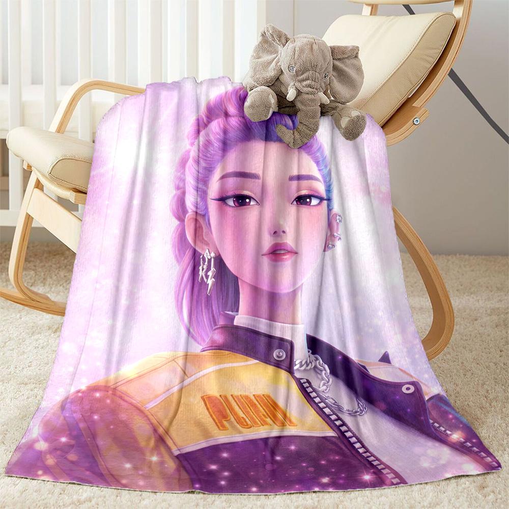 Futuristic Fashion Fusion Blanket Warmthful Decor Perfect for Office Chair Couch Livingroom for All Occasions Digital Print