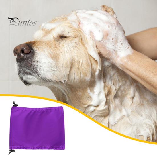 Căciulă de baie impermeabilă pentru animale de companie, cataramă reglabilă, căciulă de duș cu protecție pentru urechi pentru câine, previne pătrunderea apei Huse pentru urechi pentru câine pentru baie și dușuri cu ploaie