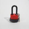 38.8/22.7/58.9mm Long/Short Shackle Red Daily Lock Key Laminated Steel Padlock  Indoor