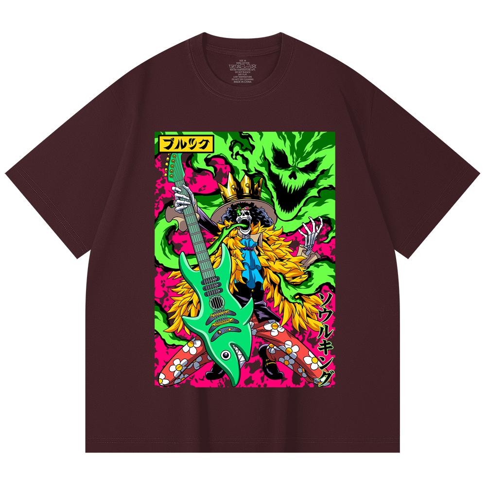 

230 Gsm 100% Cotton One Piece V69 Brook Print Unisex Heavy Cotton T Shirt 2XL