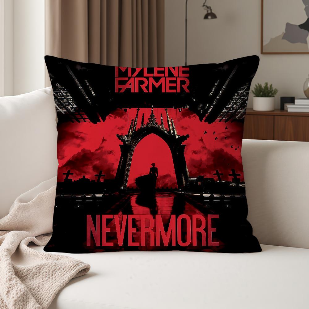 Singer MMylene Farmer Pillow Case Suitable For Bedrooms Living Rooms Cars Home Decoration